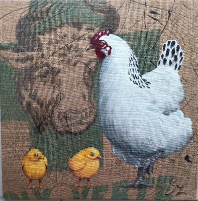 Suzette et ses poussins