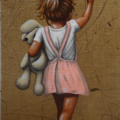 Fillette  et son Doudou