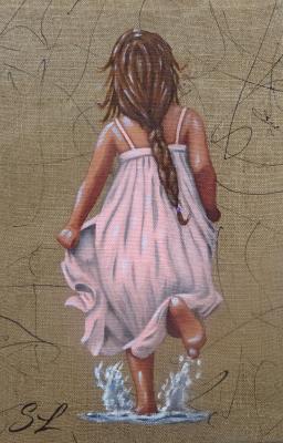 Petite Fille Robe Rose