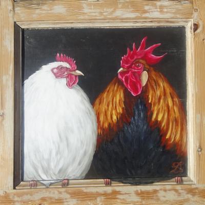 Mr le Coq et Sa Poule