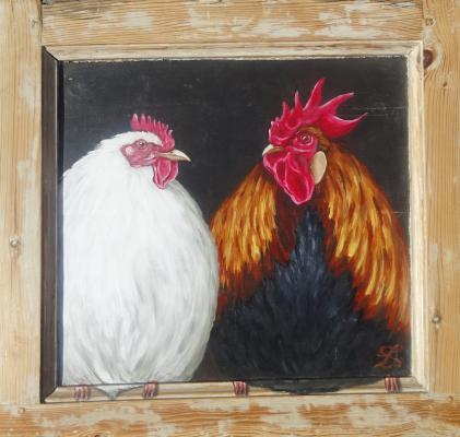 Mr le Coq et Sa Poule