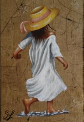 Petite Fille au Chapeau