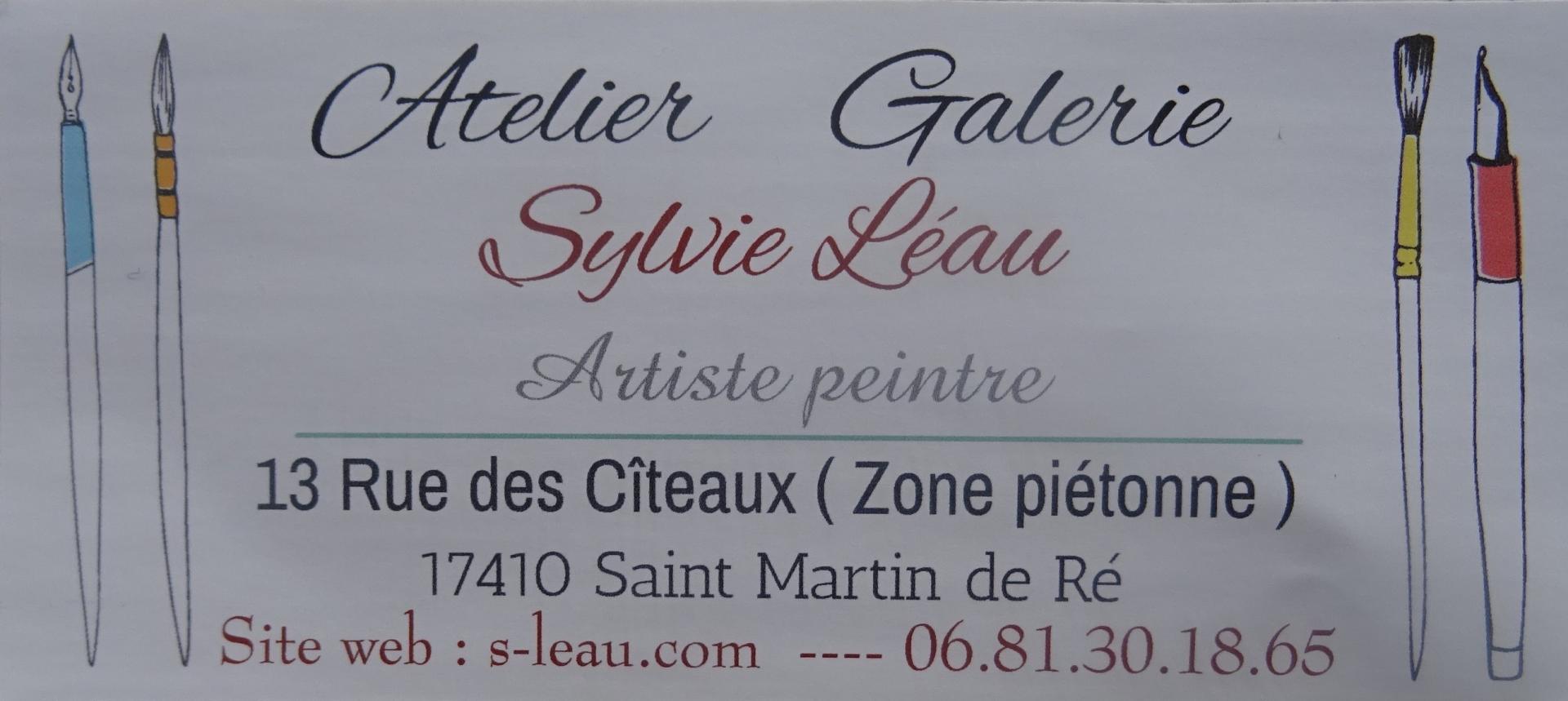 Artiste - Peintre             Sylvie Léau    / LOGO