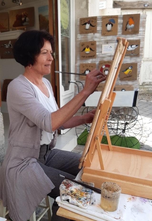 Sylvie peint ... A l Atelier se St Martin